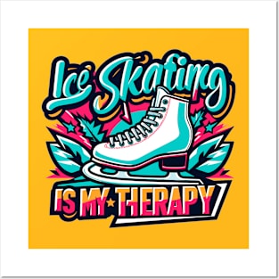 Skating Is My Therapy Posters and Art